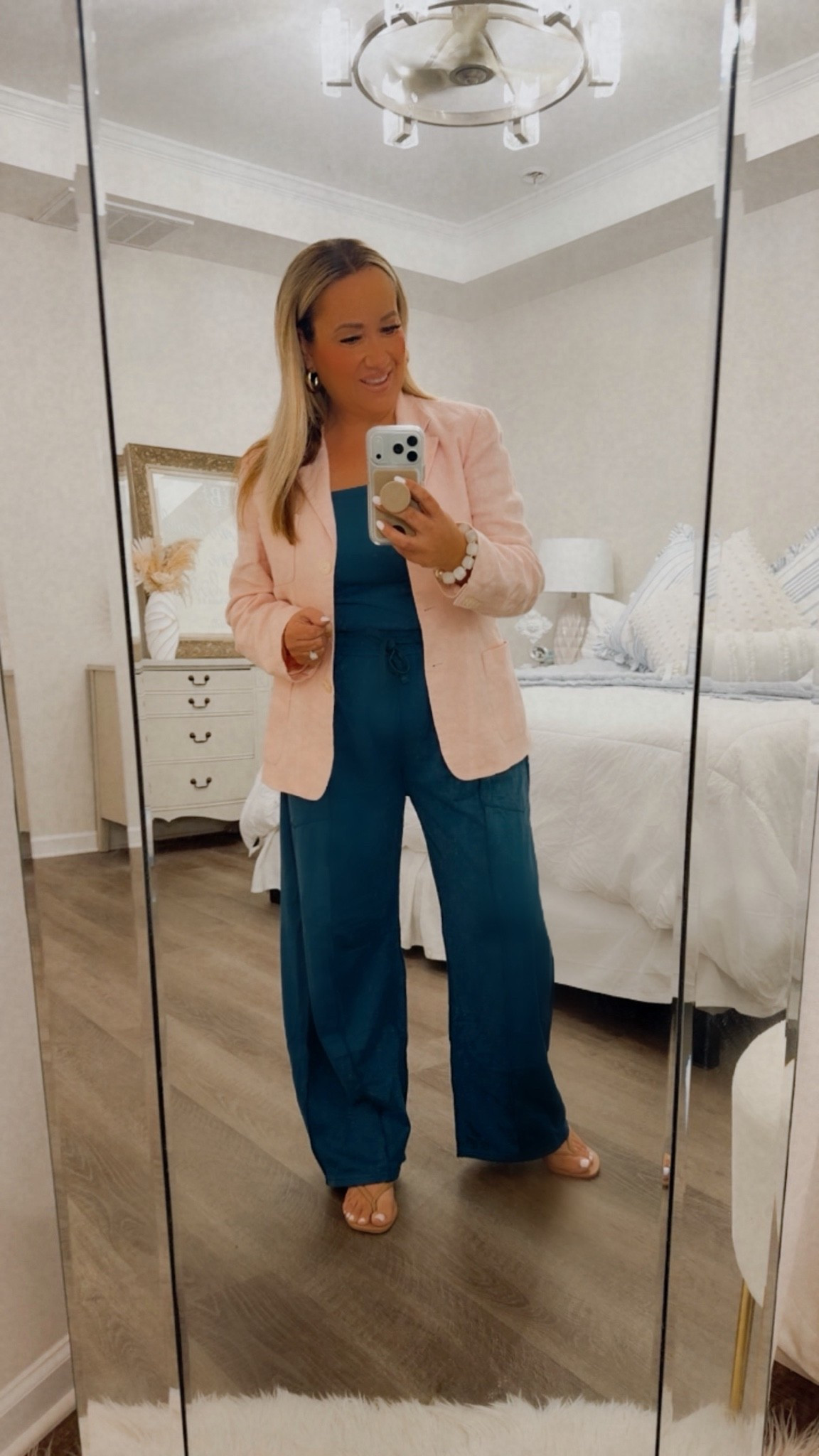 One piece. Endless possibilities. 💙 Add a blazer, and your favorite jumpsuit instantly goes from casual to polished. I love investing in pieces I can style multiple ways—it makes getting dressed so much easier! 

Everything is linked in my LTK. 🤍

#LTK #LTKStyle #LTKFashion #WorkwearStyle #OfficeOutfit #BlazerStyle #JumpsuitStyle #TimelessStyle #ClassicFashion #CapsuleWardrobe

#LTKWorkwear