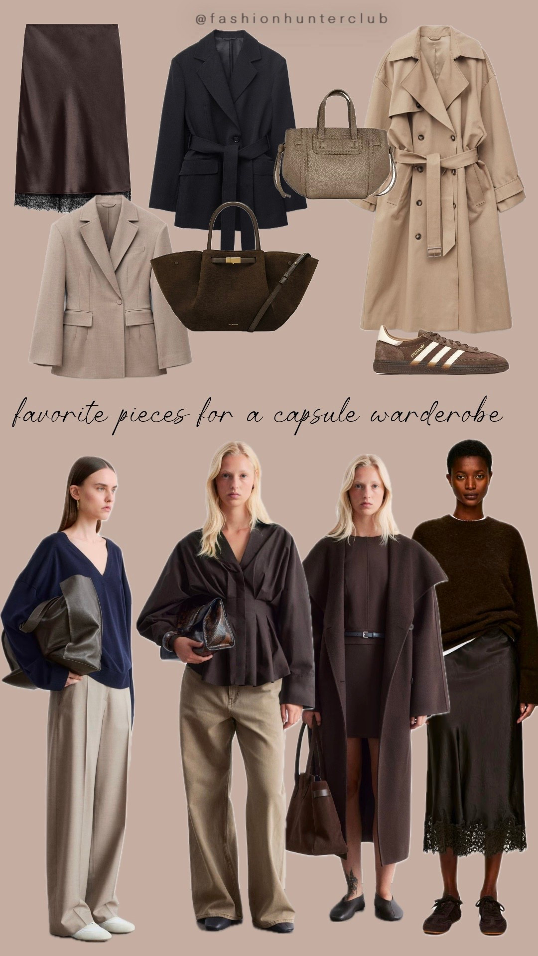 Timeless tailoring, rich chocolate tones, and effortless layering come together in a palette of beige, navy, and deep brown. Elevated essentials designed to mix, match, and last beyond the season 🤎

#LTKeurope #LTKdeutschland #LTKFashionMonth