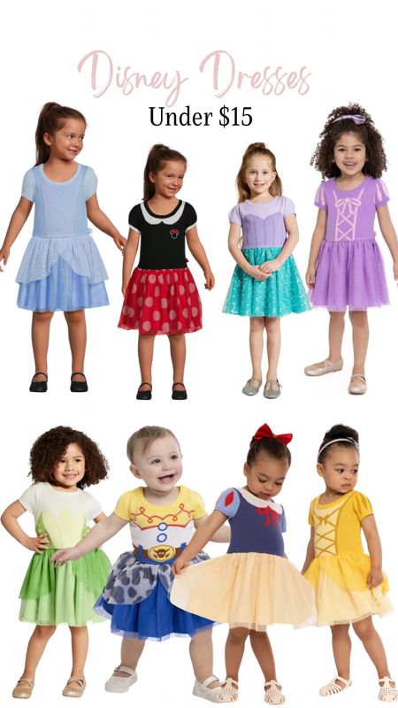 Disney Dresses Under $15! 

Kids outfits, Tiana, Snow White, Rapunzel, Ariel, Belle, Cinderella, Jessie, Minnie mouse


#LTKbaby #LTKsalealert #LTKkids