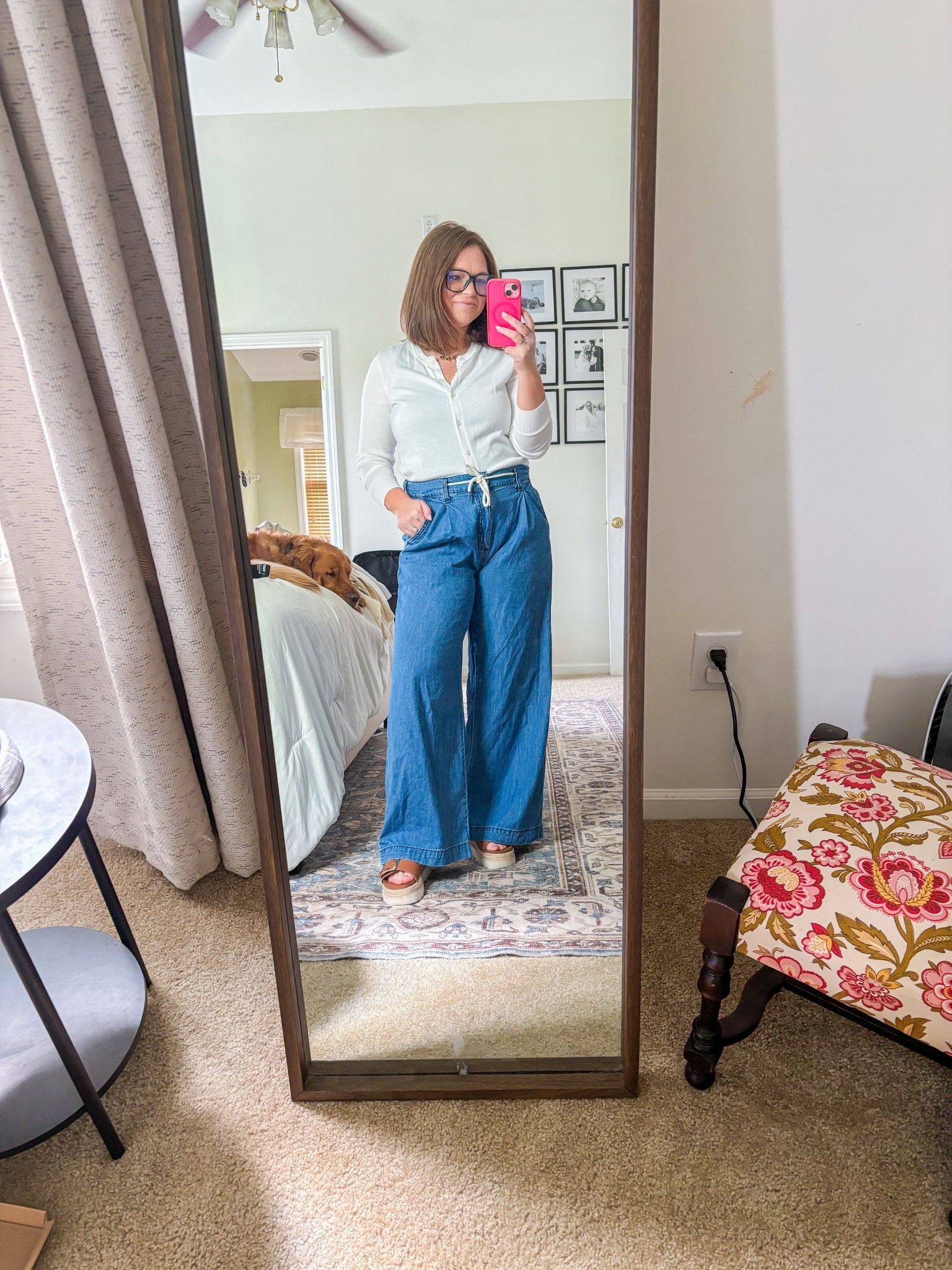 My favorite “everyday” jean for postpartum. I’m in a 10

#LTKMidsize #LTKSummerEdit