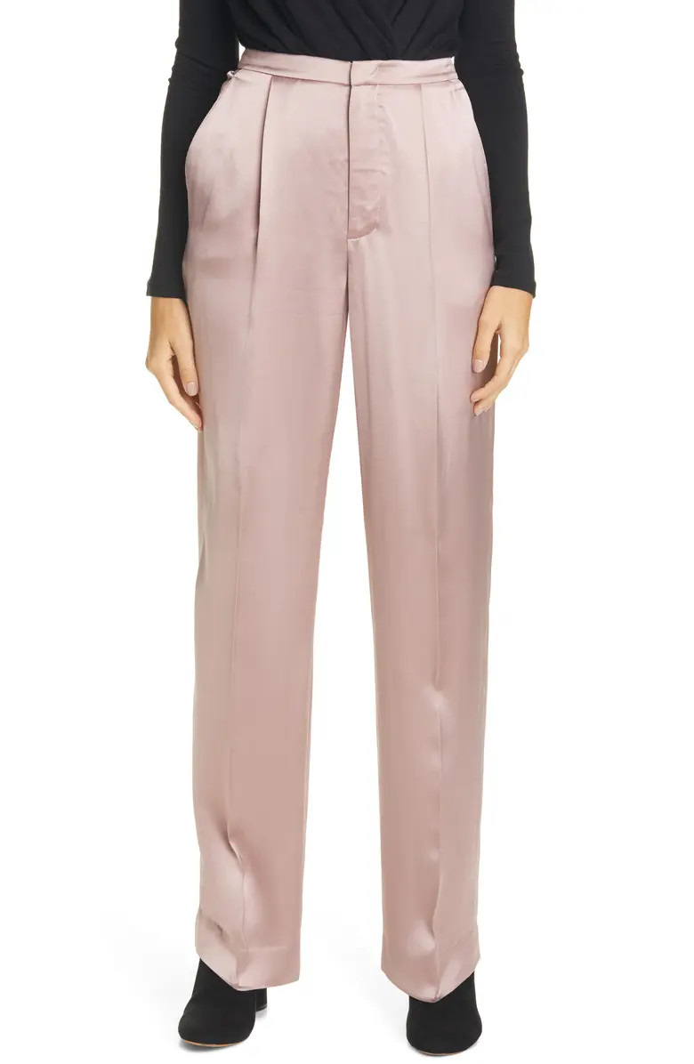 Vince Liquid Shine Satin Trousers | Nordstrom | Nordstrom
