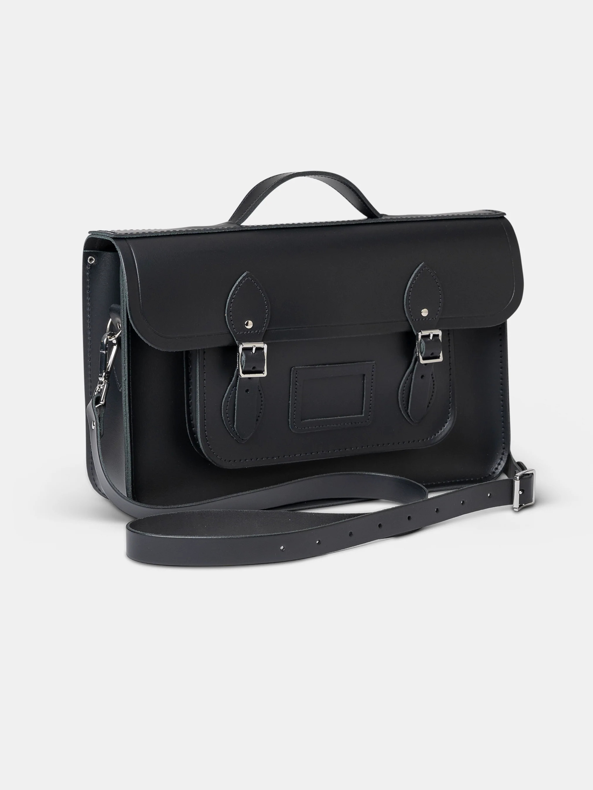 The 15 Inch Batchel -  Black | The Cambridge Satchel Company