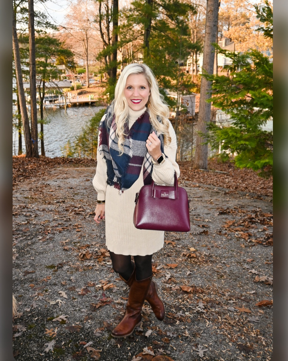 If you’re looking for a comfy and cute Thanksgiving outfit, this sweater dress is a winner! I have it in 4 colors from Amazon 🦃🍁🍂
•
•
#kristieincarolina #liketkit #style #shopthepost 
#LTKseasonal 
#LTKfall #fallstyle #sweaterweather 

#LTKStyleTip #LTKFindsUnder50 #LTKHoliday