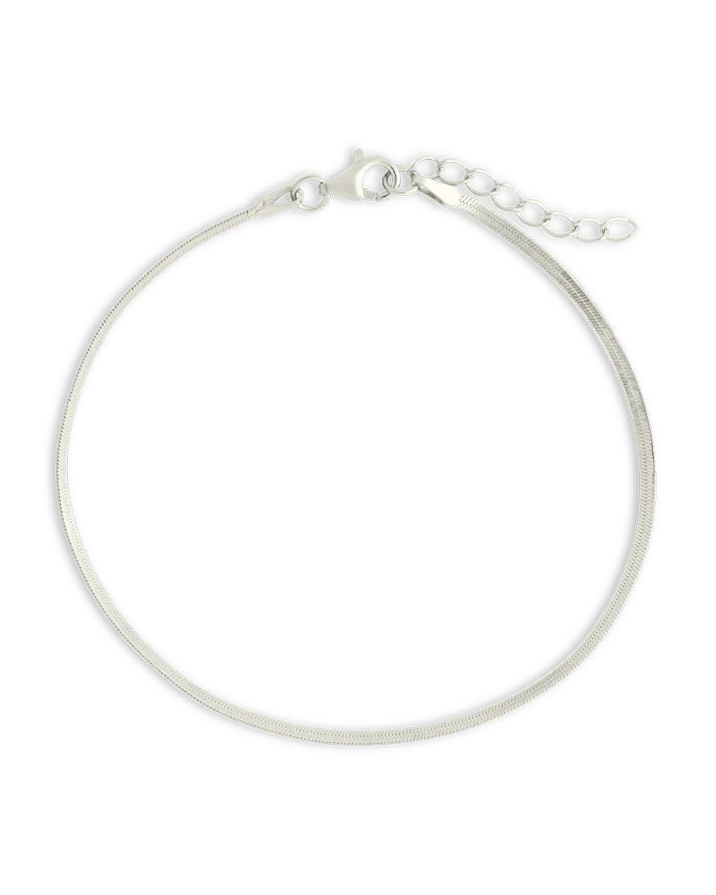 Sterling Silver Herringbone Chain Bracelet | Sterling Forever