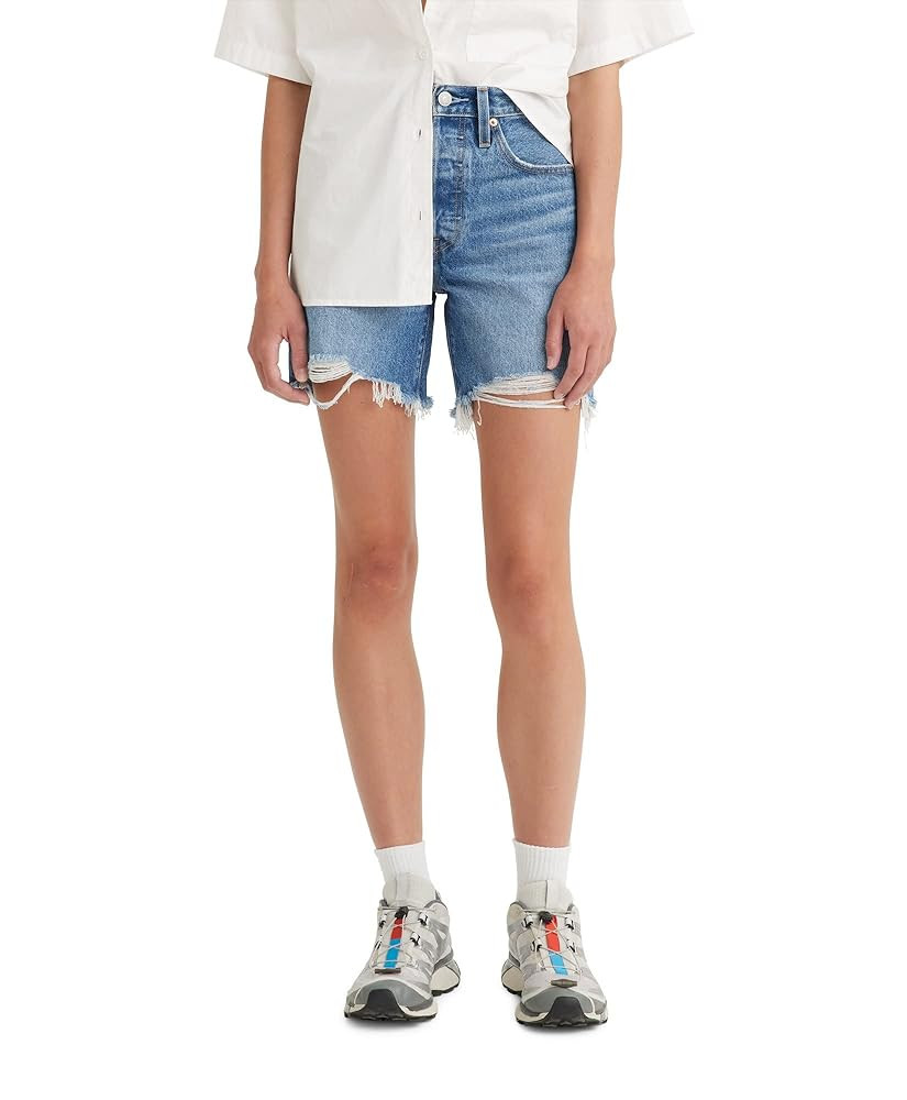 Levi's Women's 501 Mid Thigh Short | Amazon (US)