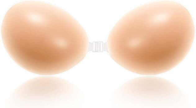 Wingslove Adhesive Bra Reusable Strapless Self Silicone Push-up Invisible Sticky Bras for Backles... | Amazon (US)