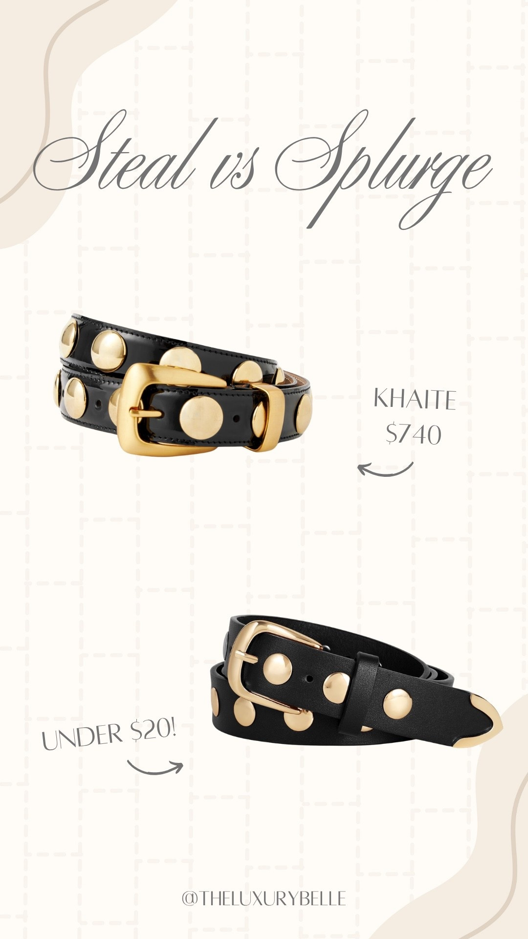 Steal vs Splurge—Khaite belt!

#LTKgrwm #LTKootd #LTKSeasonal