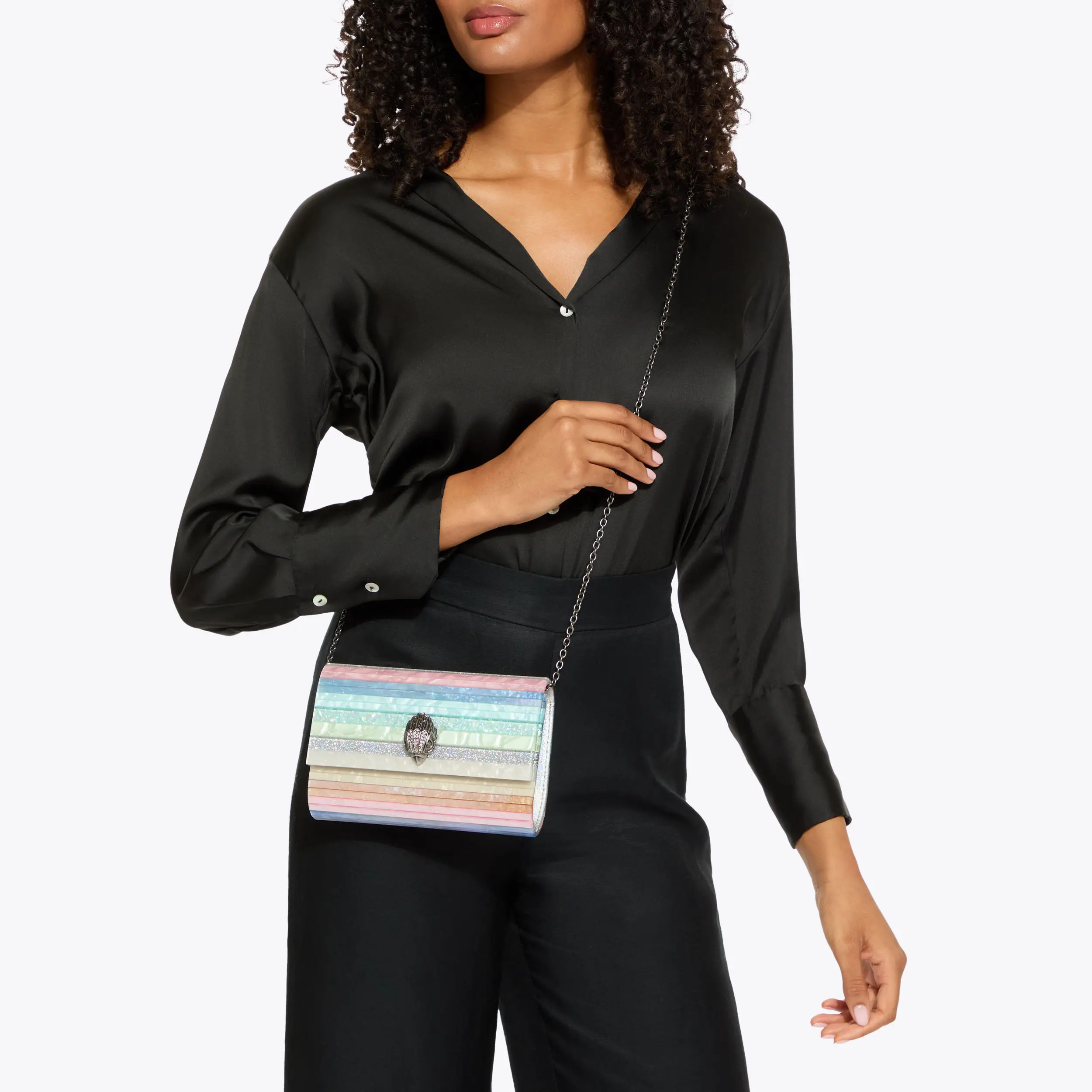 party eagle clutch bag | Kurt Geiger US