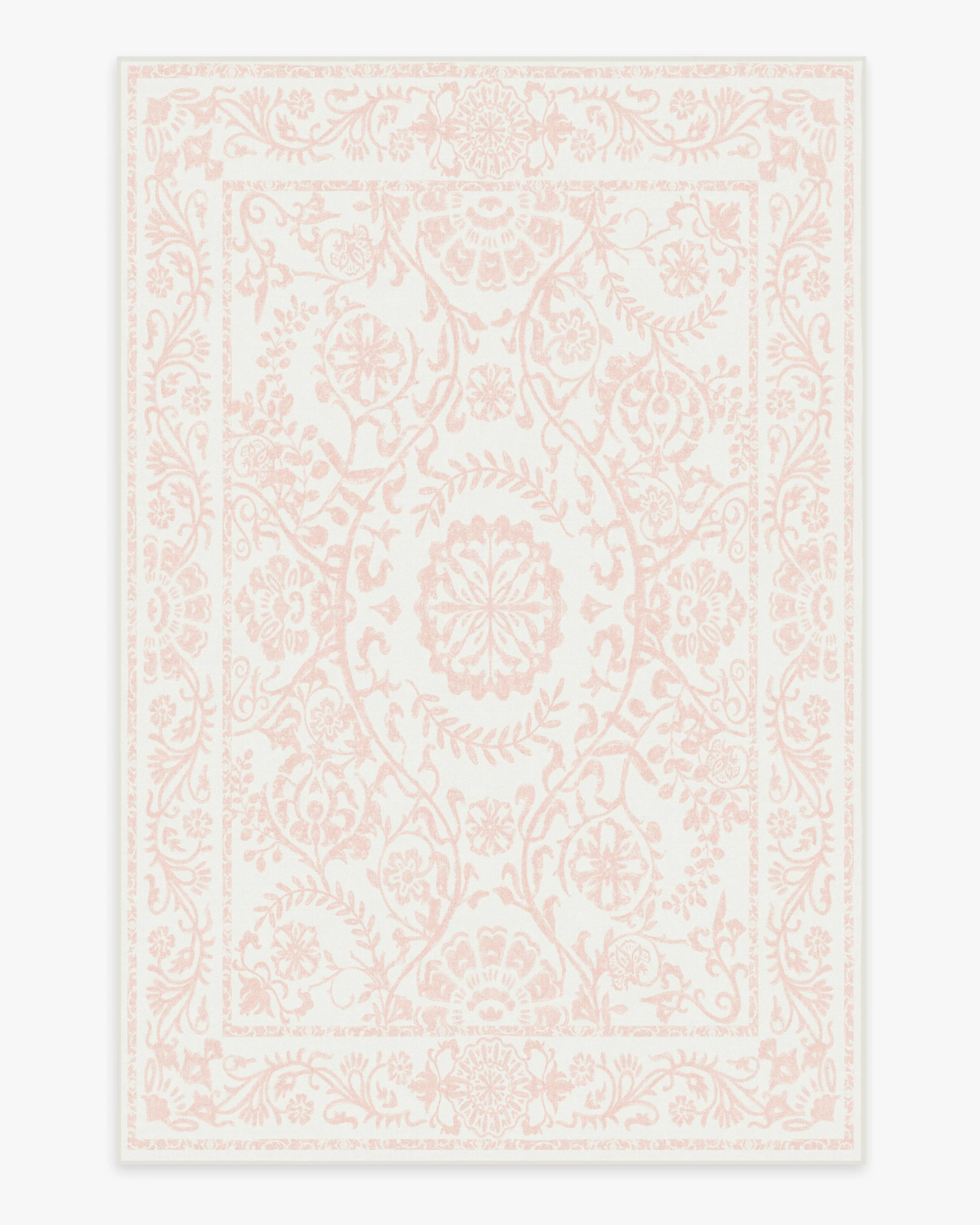Delphina Powder Pink Rug | Ruggable | Ruggable