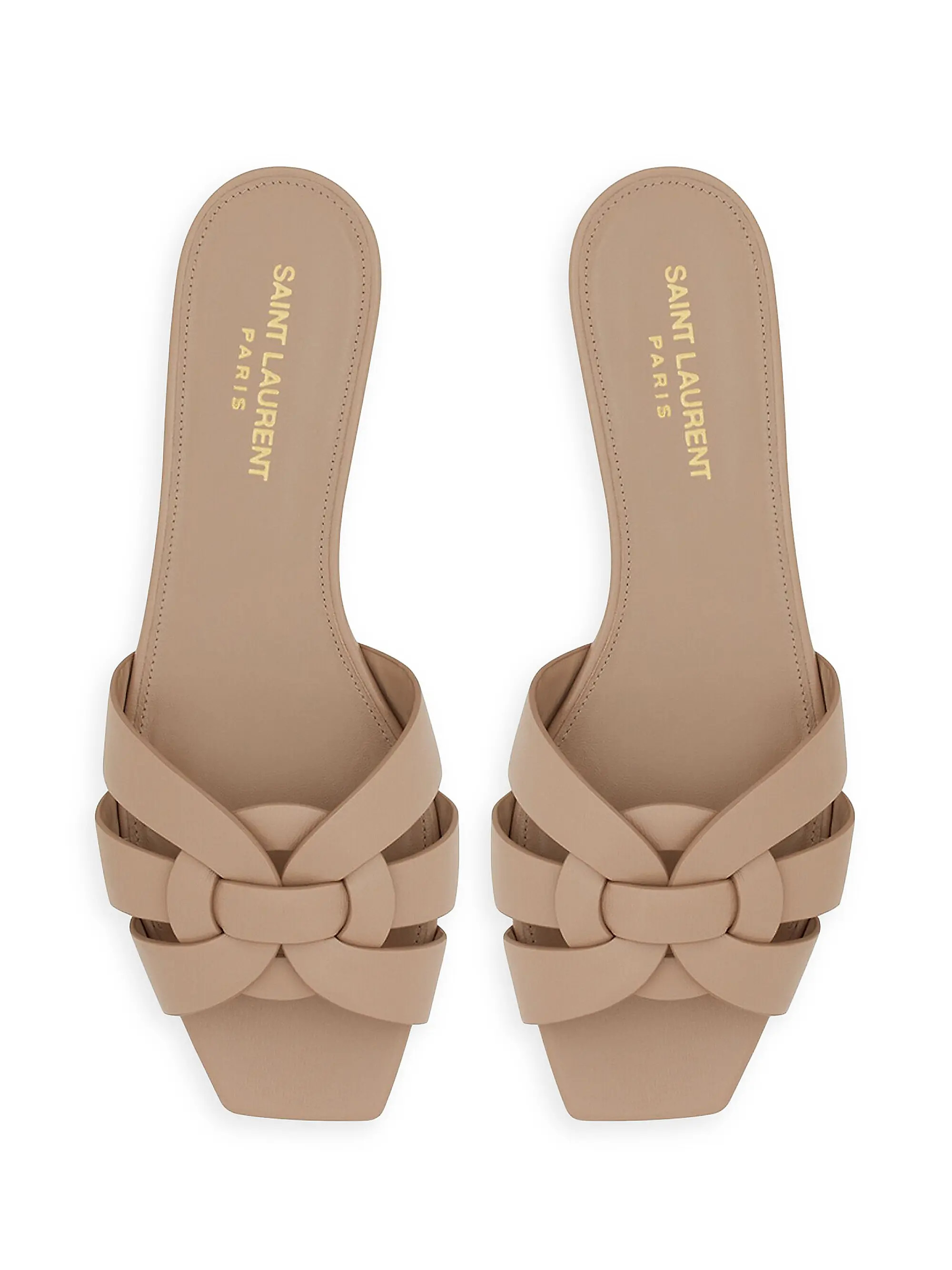 Tribute Mules in Smooth Leather | Saks Fifth Avenue