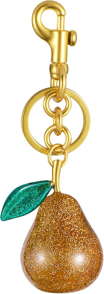 Cherry Keychain, Bright Cherry Bag Charms, Keychain and Clip - Glittering Resin & Metal Accents, ... | Amazon (US)