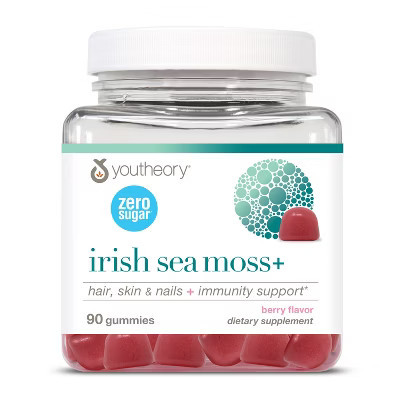 Youtheory Zero Sugar Irish Sea Moss Gummy 90ct | Target