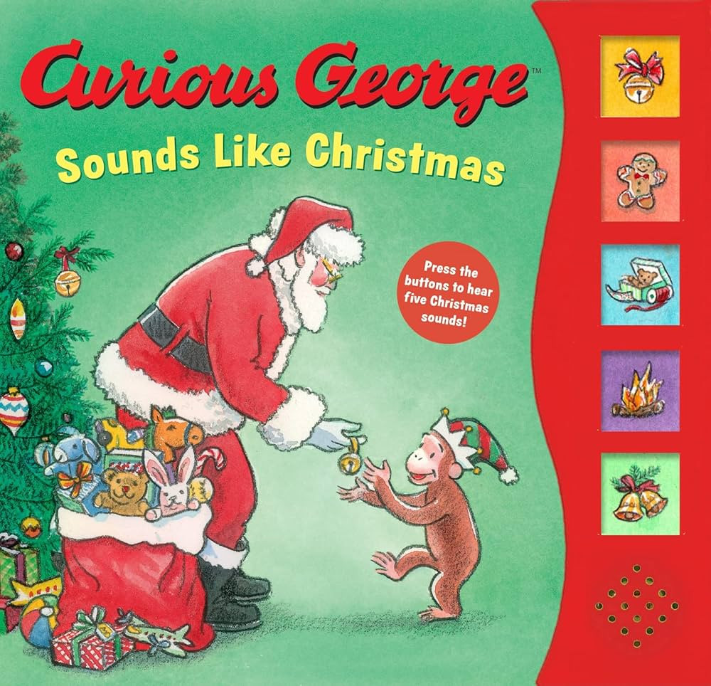 Curious George Sounds Like Christmas Sound Book: A Christmas Holiday Book for Kids | Amazon (US)