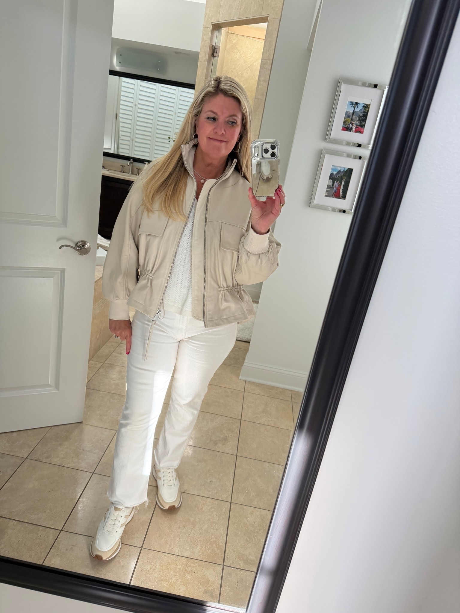 Loving this jacket 
Runs really big 
In a size 2

#LTKdayinmylife