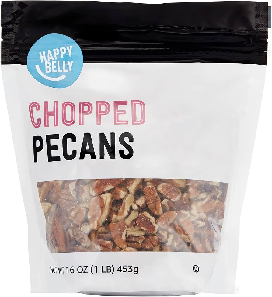 Amazon.com: Amazon Brand - Happy Belly Chopped Pecans, 16 oz | Amazon (US)