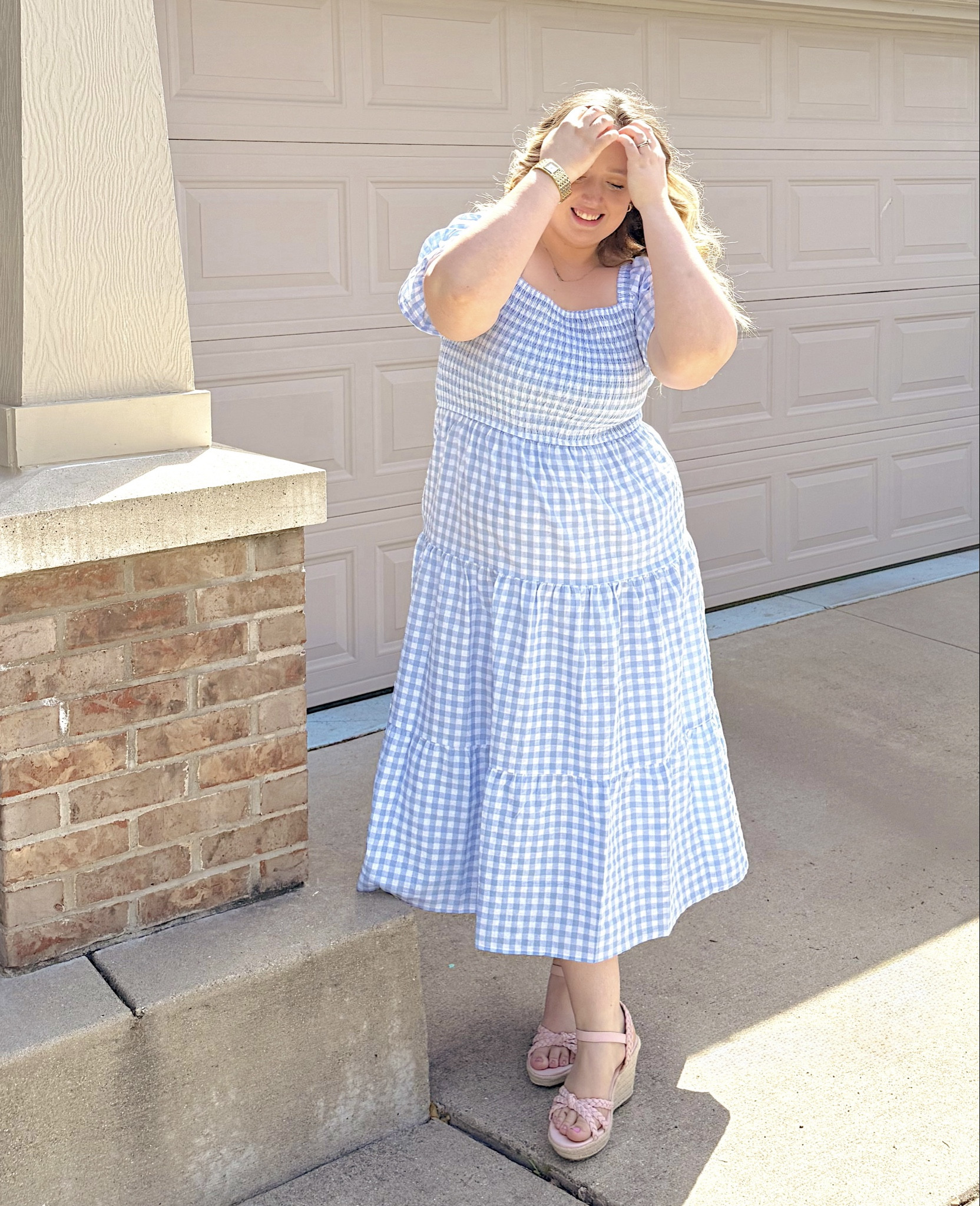 Blue gingham Amazon dress for summer 

Cute maxi dress for midsize and plus size. Outfit inspo for moms, church, date night, everyday, Easter dress 

#LTKShoeCrush #LTKStyleTip #LTKMidsize