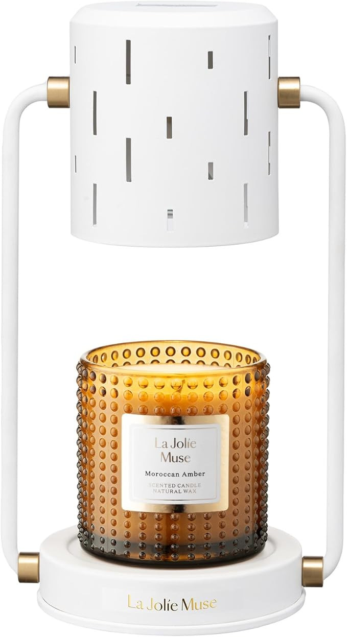 LA JOLIE MUSE Candle Warmer Lamp with Timer, Dimmable, Electric Candle Melter, Compatible with Sm... | Amazon (US)