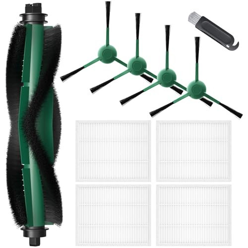 105 Replacement Parts Accessories Compatible with iRobot Roomba 104/105/ 105X Vac & Combo, Y0140, Q0120, Y0110, Q011, Q0520 Robot Vacuum, 1 Roller Brush, 4 Filters, 4 Side Brush, 1 Cleaning Tool | Amazon (US)