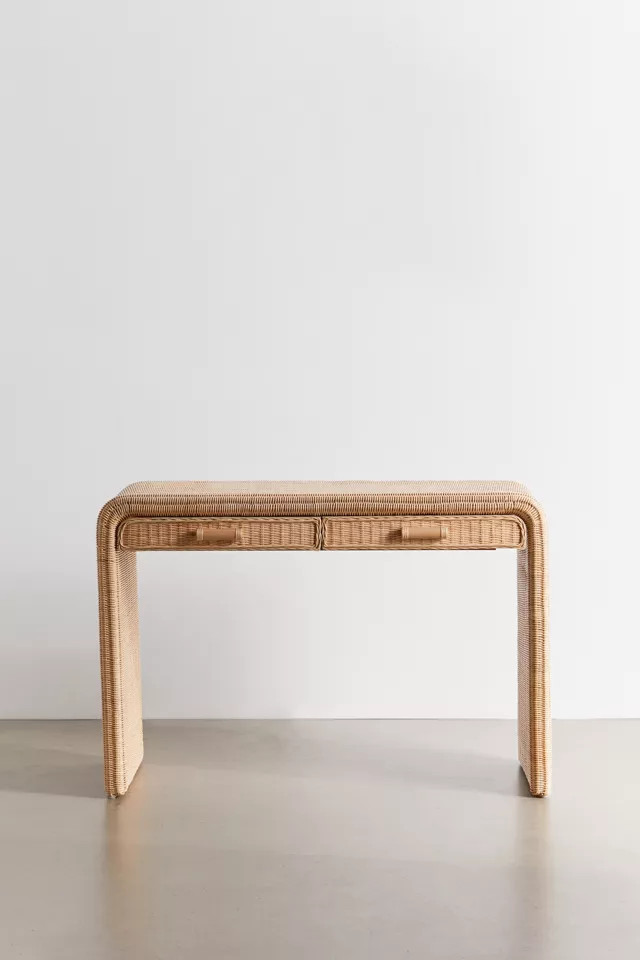 Marisol Rattan Desk | Urban Outfitters (US and RoW)