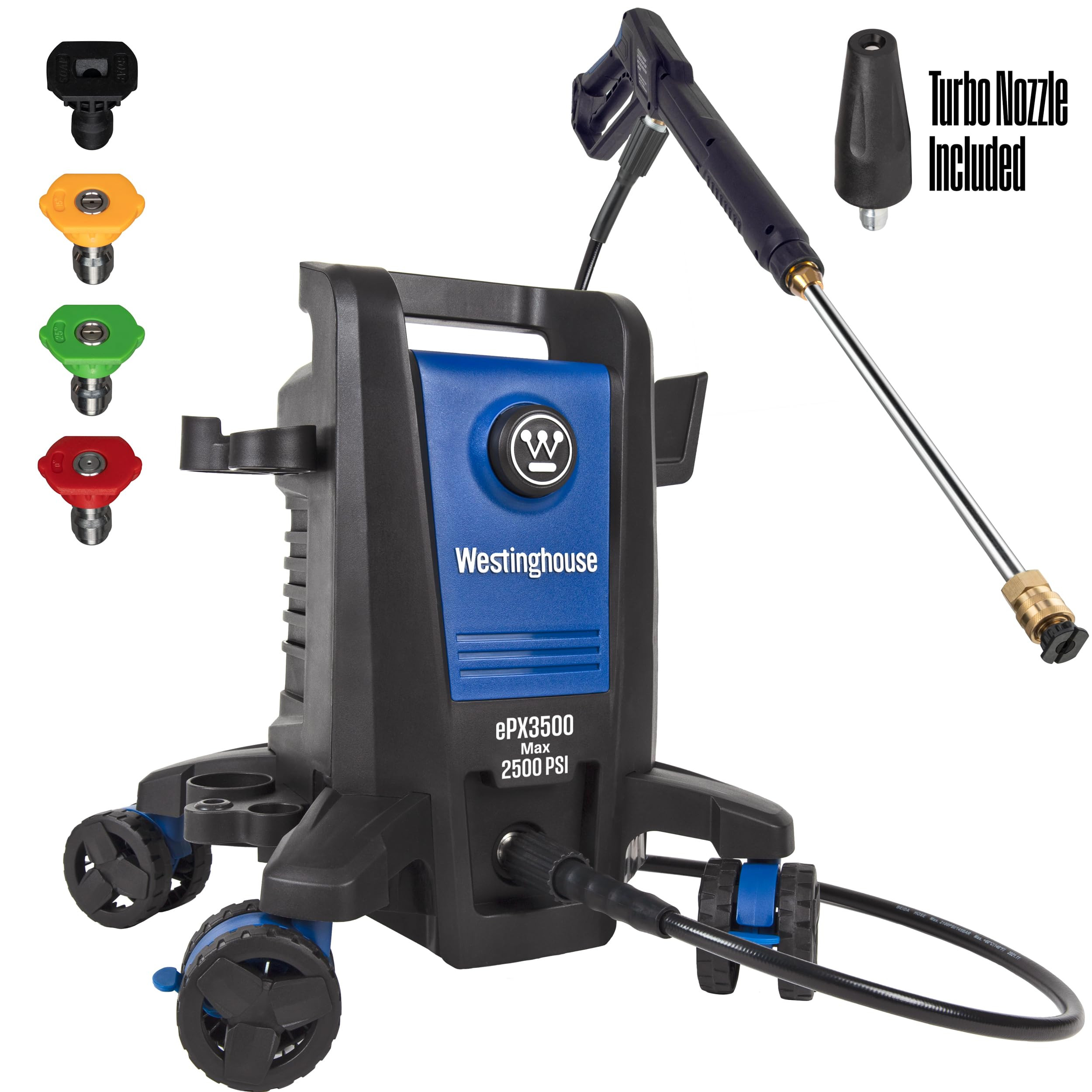Westinghouse ePX3500 Electric Pressure Washer, 2500 Max PSI 1.76 Max GPM with Anti-Tipping Techno... | Amazon (US)