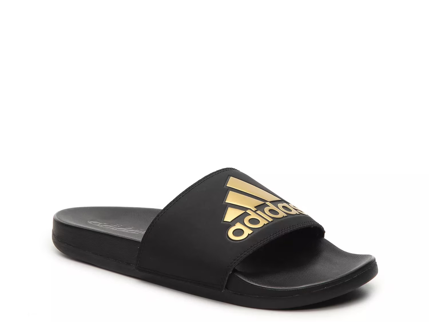 adidas Adilette CF Slide Sandal - Women's - Gold Metallic/Black | DSW