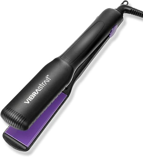 Essential Vibrating Ceramic Tourmaline Ionic Flat Iron, 1.5-inch - Fast, Frizz-Free Ceramic Hair ... | Amazon (US)