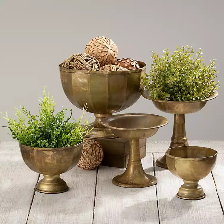 New! Bronze Antique Inspired 3-pc. Decorative Bowl Set | Kirkland's Home