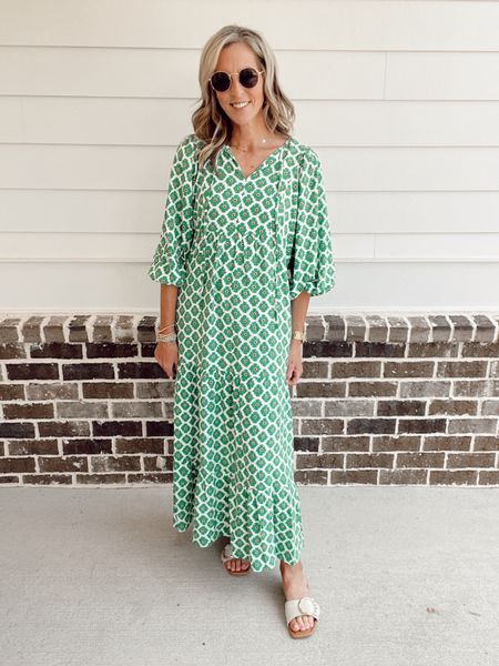 Boho, summer maxi dress. Comes in multiple patterns and colors wearing a size small  - this does come in an extra small  

#LTKFindsUnder50 #LTKStyleTip #LTKOver40