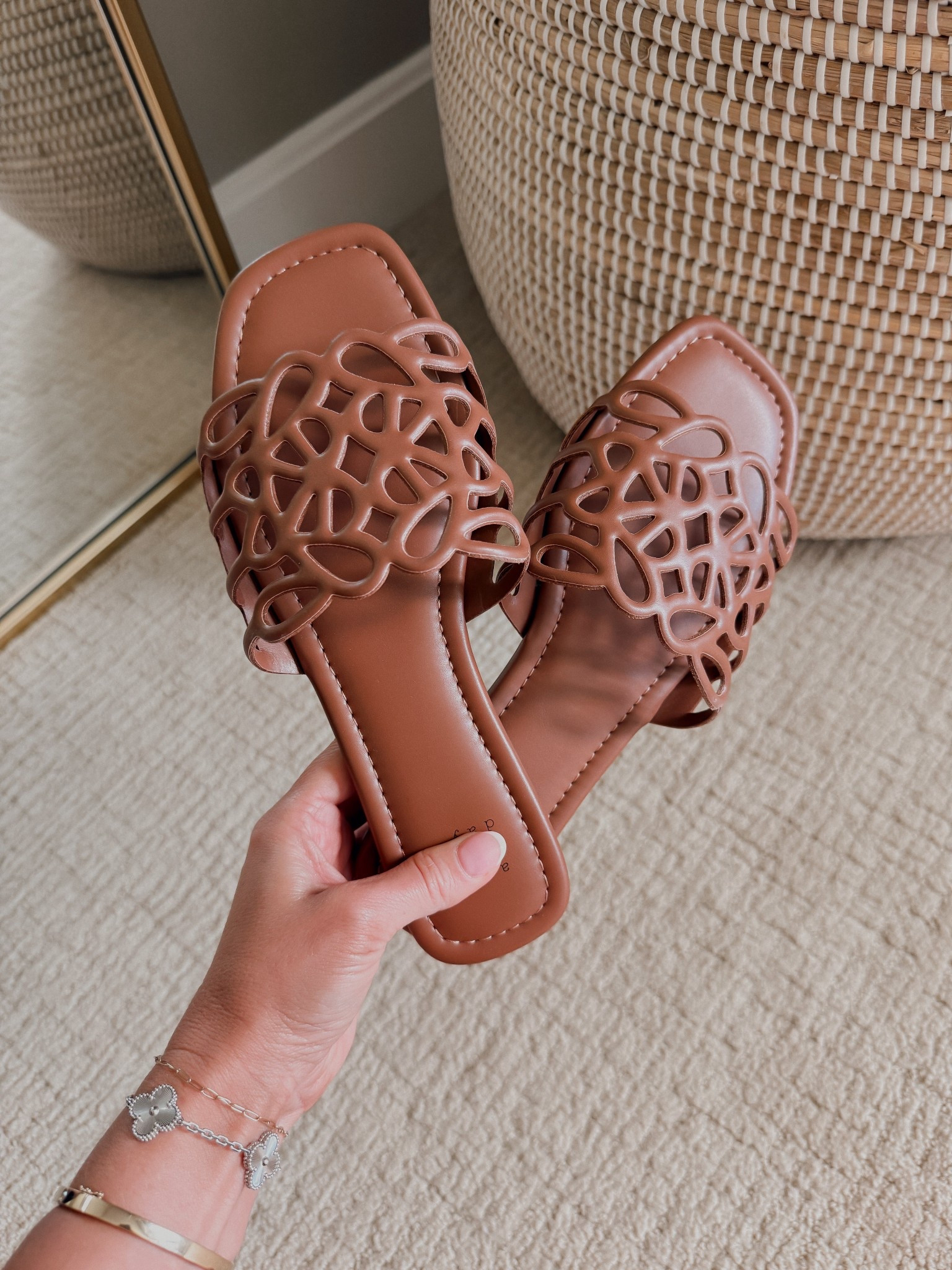 These $20 look-for-less sandals live up to the hype! I went true to size  

#LTKootd #LTKPetite #LTKSeasonal