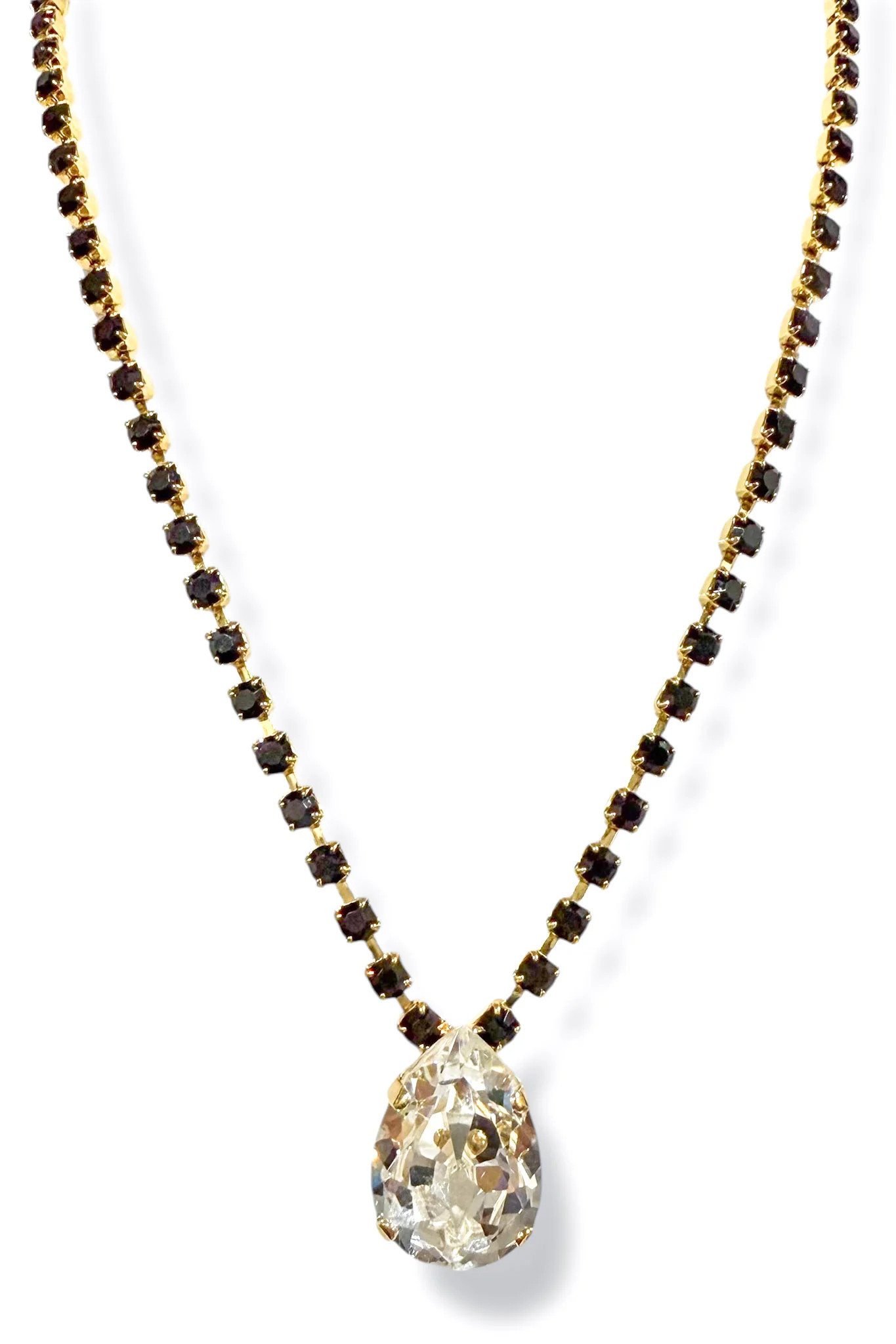 TOVA Milli Jet Clear Necklace | The Willow Tree