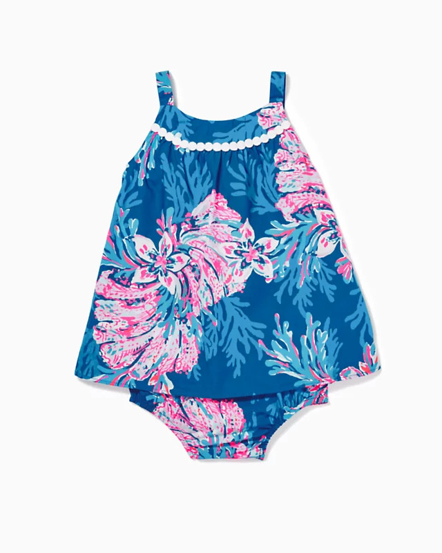 Rebekah Infant Cotton Dress | Lilly Pulitzer | Lilly Pulitzer