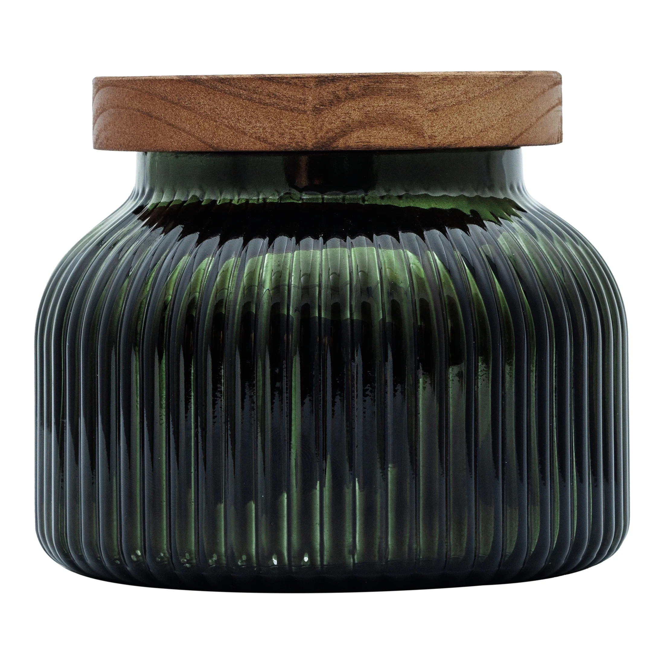 Better Homes & Gardens Fresh Cut Frasier Scented Cotton Wick Ribbed Jar Candle 18oz - Walmart.com | Walmart (US)