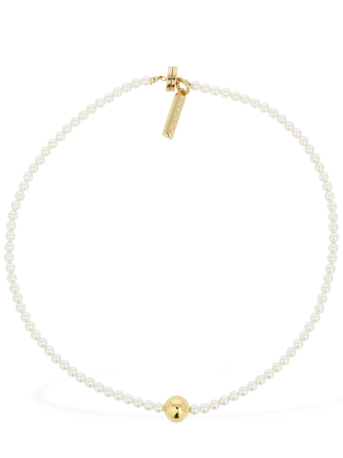 Bead Charm Pearl Collar Necklace | Luisaviaroma