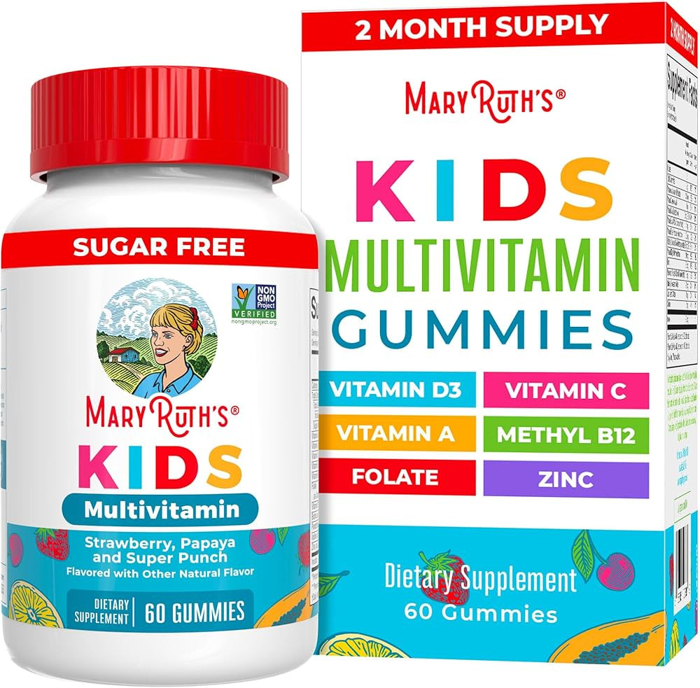 MaryRuth Organics Kids Vitamins | Multi | Sugar Free | 2 Month Supply | Kids Multivitamin Gummies... | Amazon (US)