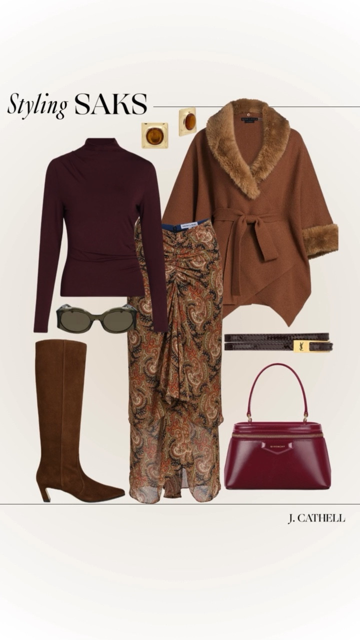 Saks Winter Elegance is live! ❄️✨ I pulled together a full collection of chic, wearable winter outfits—think luxe textures, elevated layers, rich neutrals, and pops of seasonal color that instantly upgrade your cold-weather style. From shearling and faux-fur accents to polished cardigans, timeless denim, and the coziest knits, these curated looks are perfect for everyday outings and holiday gatherings.

Shop every look on jcathell.com and in my LTK, including coats, boots, sweaters, accessories, and more from Saks’ best winter arrivals. Whether you're dressing for school drop-off, a work event, or festive nights out—you’ll find a polished outfit idea waiting for you.

Save this post for winter outfit inspiration and shop the full edit on my site! @saks #saks #sakspartner

#Saks #SaksStyle #WinterStyle #WinterOutfits #HolidayStyle #ChicLayers #ColdWeatherFashion #WomenOver30Style #ElevatedBasics #WinterWardrobe #OutfitInspiration #JCStyle #JCathell #LTKFinds #LTKStyle #ShopWithMe

#LTKStyleTip #LTKOver40 #LTKShoeCrush