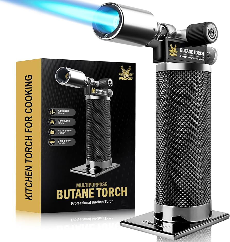 RAVS Butane Torch Lighter, Christmas Stocking Stuffers Gifts for Men He Dad, Kitchen Torch with A... | Amazon (US)