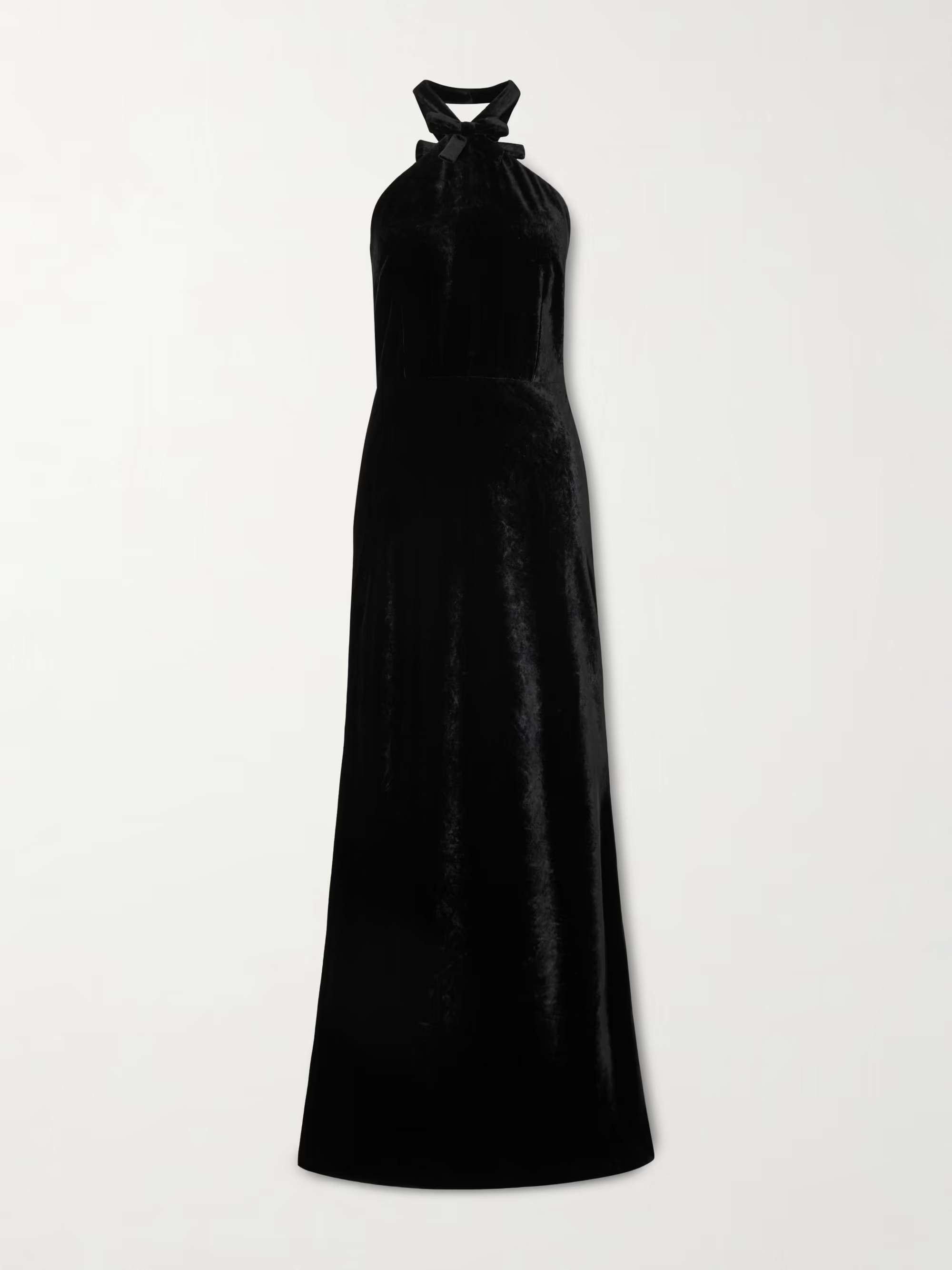 Jolene halterneck velvet maxi dress | NET-A-PORTER (UK & EU)