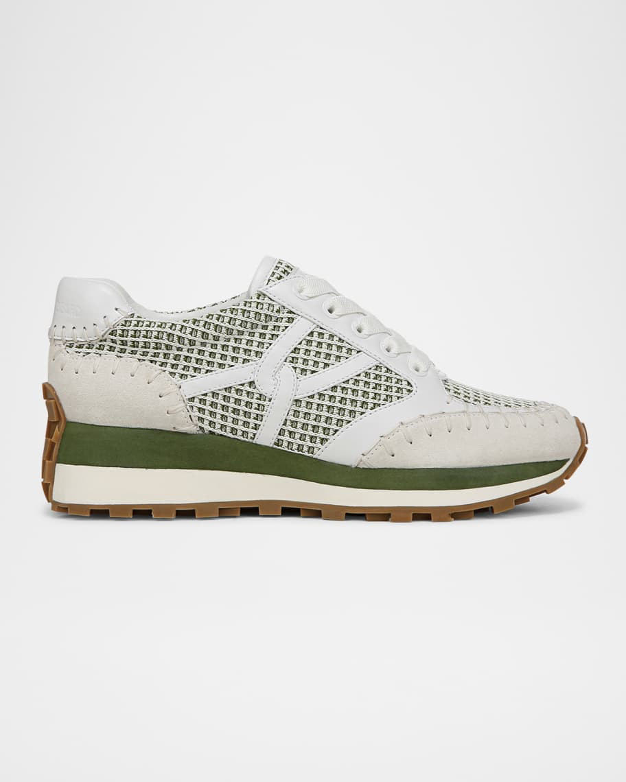 Veronica Beard Valentina Mesh Net Retro Sneakers | Neiman Marcus
