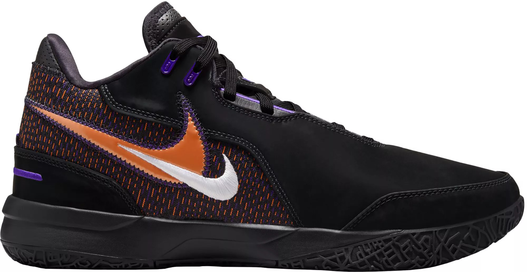 Nike LeBron NXXT Gen AMPD Basketball Shoes, Men's, M11.5/W13, Blk/Wht/Fld Prpl/Mndrn | DICK'S Sporting Goods