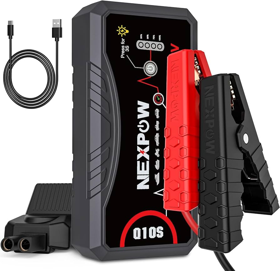 NEXPOW Car Jump Starter 2025 Upgraded Car Battery Jump Starter Pack 3000A Peak for Up to 9.0L Gas... | Amazon (US)