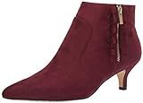 Bella Vita Women's Sadie II Dress Bootie Ankle Boot, Burgundy Suede, 12 N US | Amazon (US)