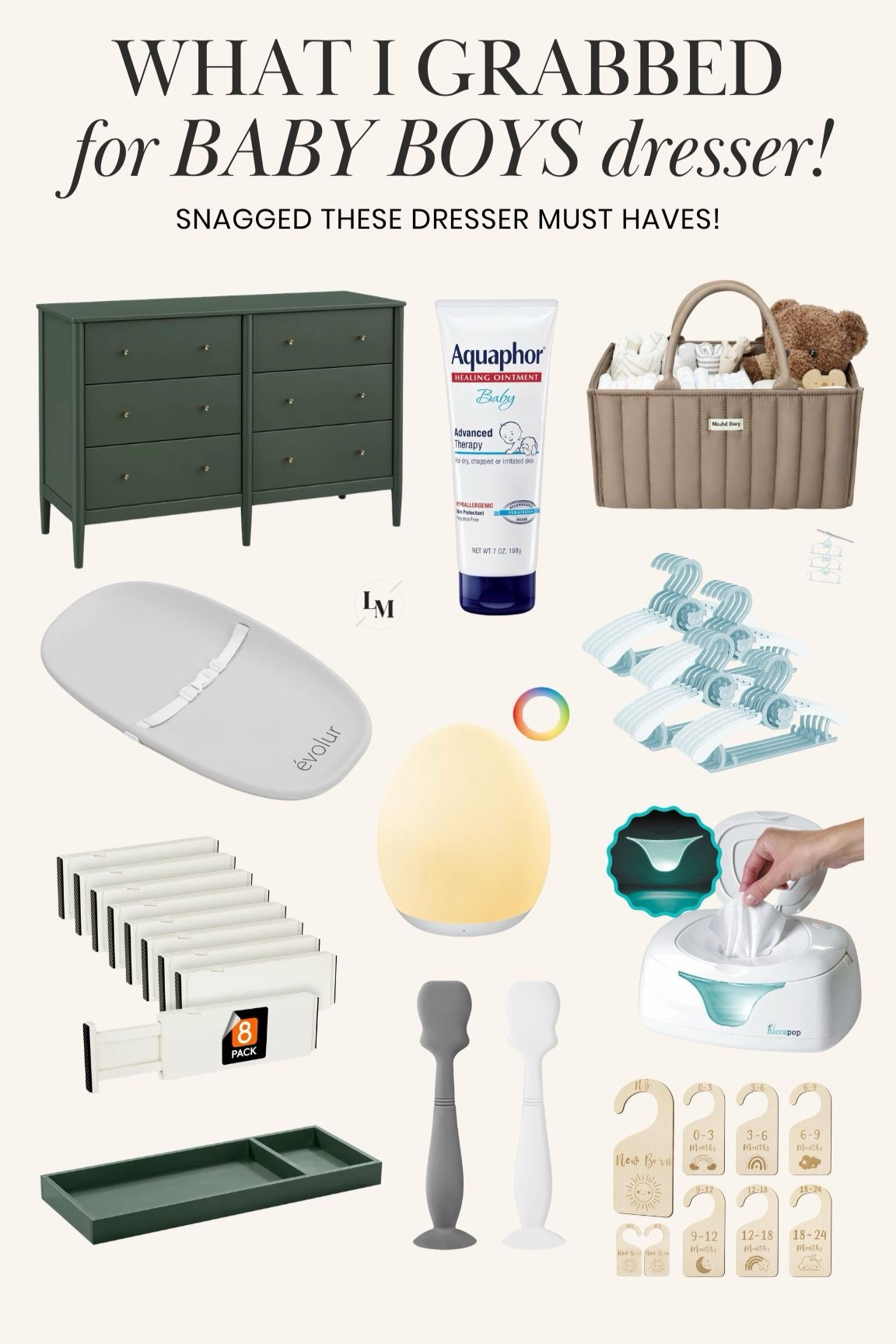 Organization essentials we’re using in baby boy’s nursery! 

#LTKHome #LTKBaby