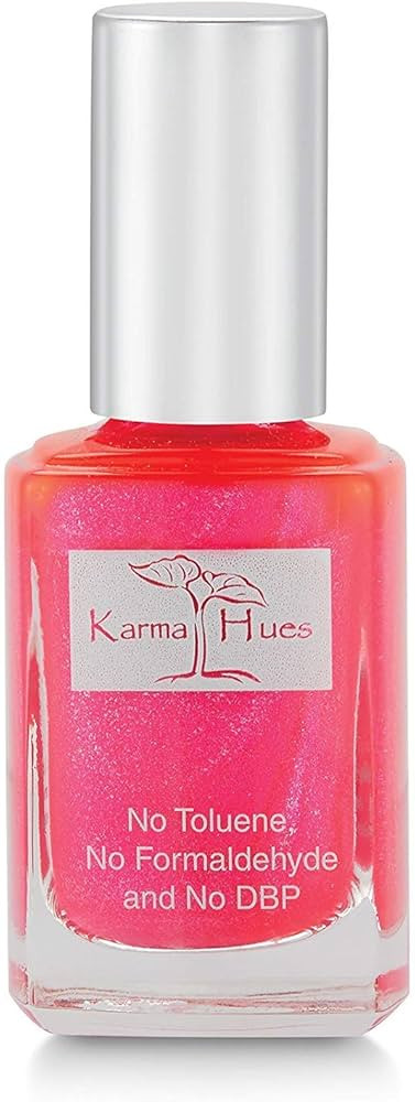 Karma Organic Natural Nail Polish-Non-Toxic Nail Art, Vegan and Cruelty-Free Nail Paint (OBX IS F... | Amazon (US)
