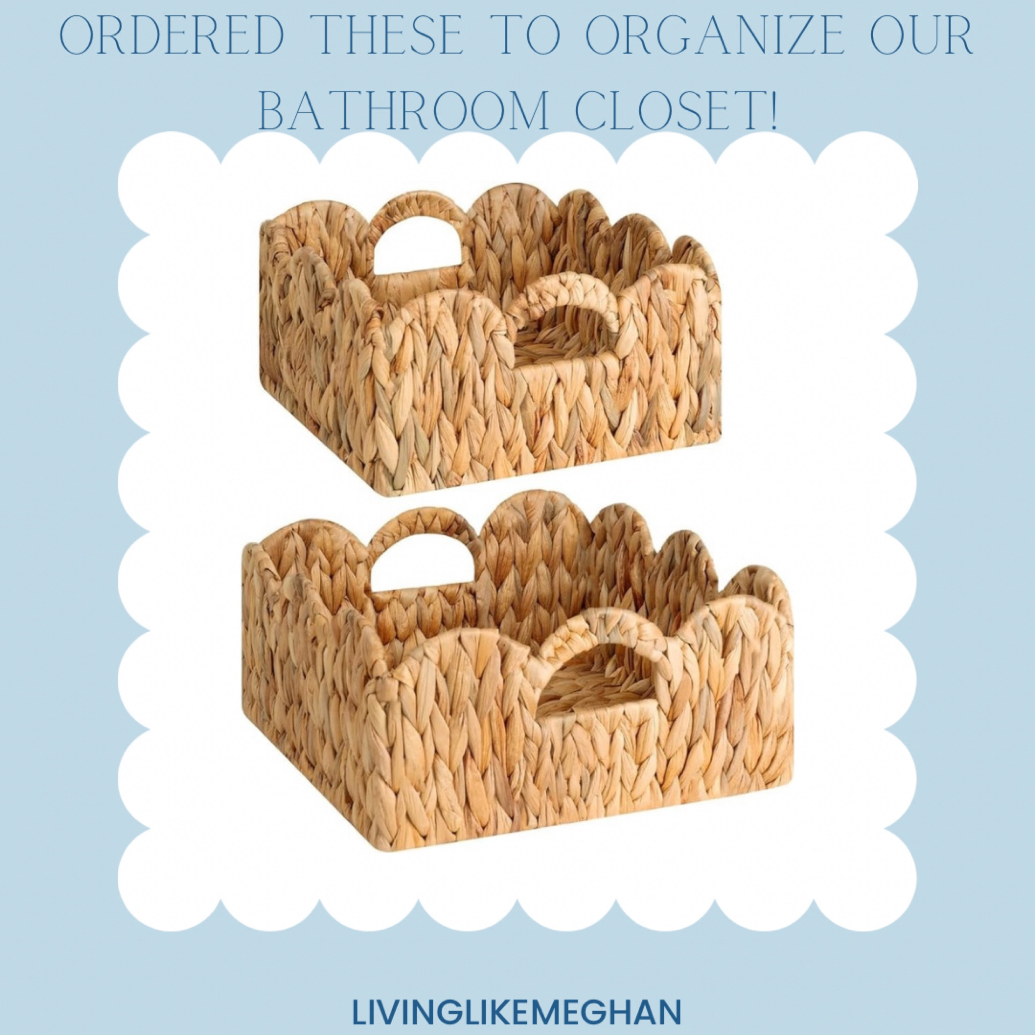 Amazon prime deal 


Scalloped edge baskets for storage


Storage basket, wicker basket, scalloped edge, home decor, home organization, home finds, Amazon home, prime day, prime deals, grandmillennial, organization tips, organize, decor, scalloped basket

#LTKFindsUnder50 #LTKSaleAlert #LTKHome
