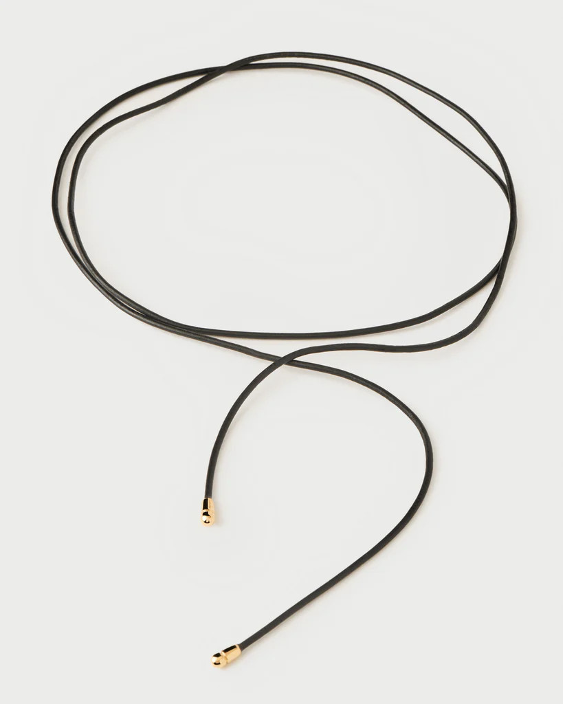 Collana girocollo regolabile in pelle nera personalizzabile con l'a... | Collana con fiocco in pe... | PDPAOLA ES