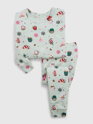 babyGap Organic Cotton Holiday PJ Set | Gap (US)