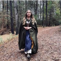 Large Green Hooded Cape, Cloak, Hunter | Etsy (US)