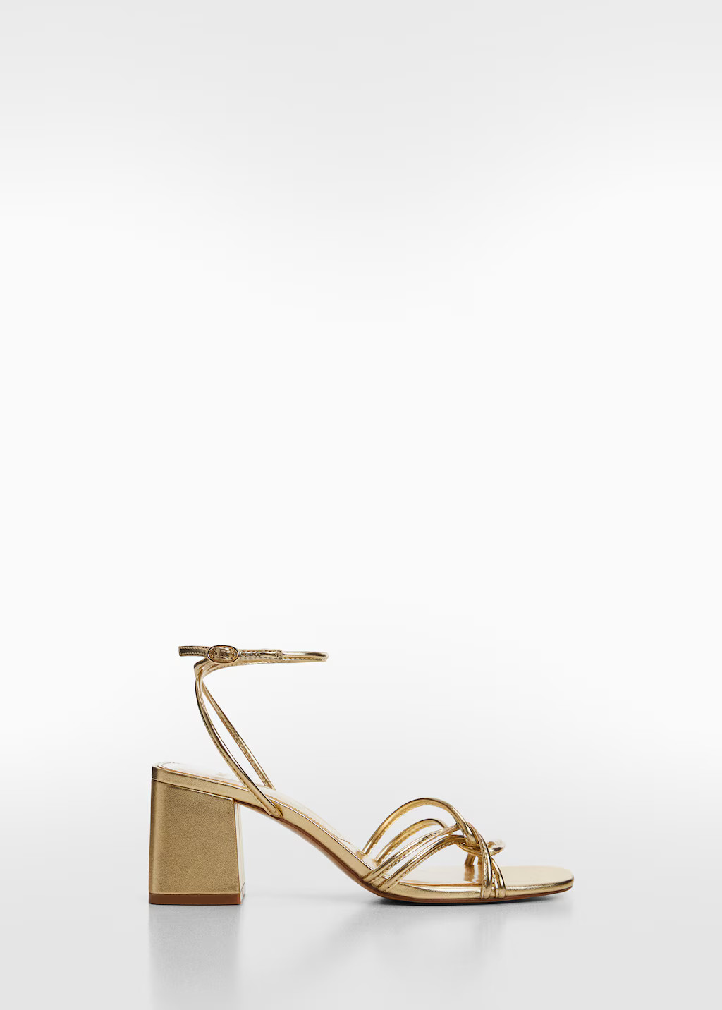 Strappy heeled sandals | MANGO (UK)