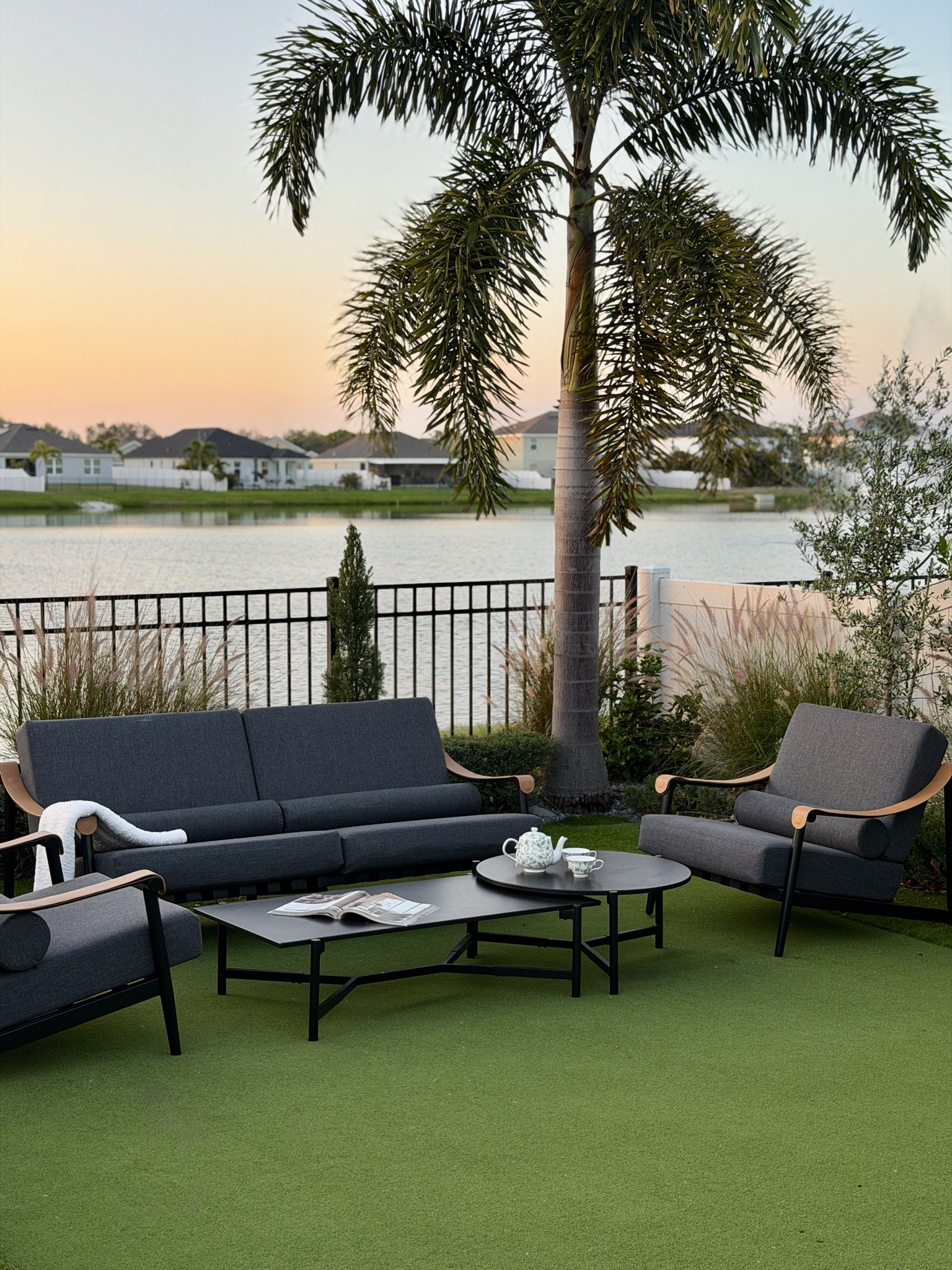 Love this modern outdoor conversation set! Great color and style! #outdoorfurniture #backyardlivung 

#LTKHome