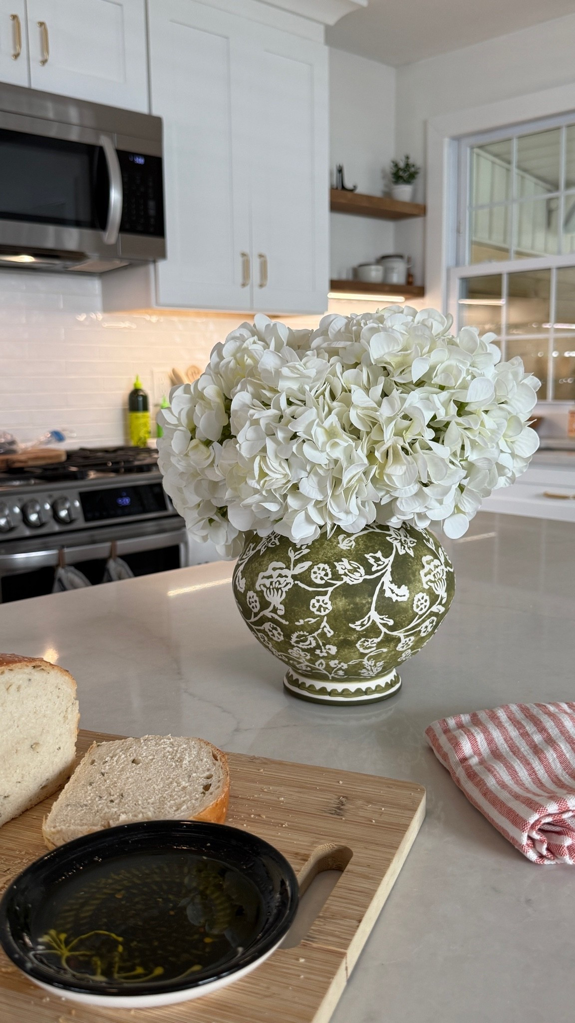 The faux floral arrangement you need when you just can’t keep up with real flowers in the summertime 🤪 I have these hydrangeas in multiple colors all over my house, they look so realistic and I always get compliments on them!

#LTKSeasonal #LTKHome #LTKSaleAlert